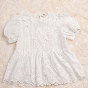 ANDREE BY UNIT White Lace Kids Blouse
